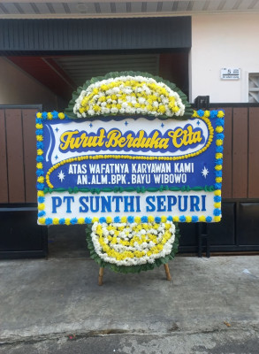 Papan Bunga Duka di Blukbuk